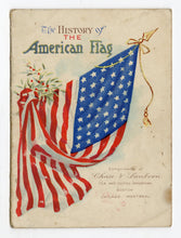 Load image into Gallery viewer, Antique Promotional Chase and Sanborn Coffee History of American Flag Booklet Premium