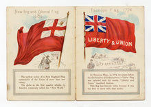 Load image into Gallery viewer, Antique Promotional Chase and Sanborn Coffee History of American Flag Booklet Premium