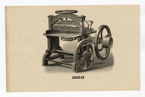 Letterpress and Printing Equipment Original Print | Press 222, Sheridan