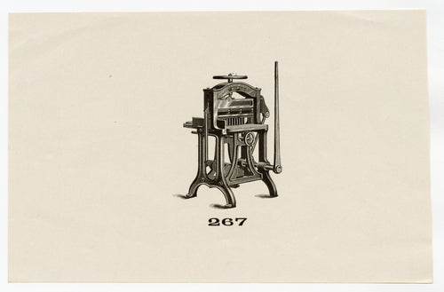 Letterpress and Printing Equipment Original Print | Press 267