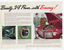 Load image into Gallery viewer, Vintage 1941 New Mercury 8 Illustrated Car Catalog
