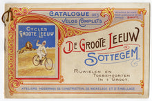 Load image into Gallery viewer, 1914 Edwardian De Groote Leeuw European Paper Bicycle Catalog