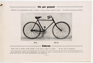 1914 Edwardian De Groote Leeuw European Paper Bicycle Catalog