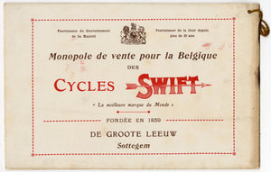 1914 Edwardian De Groote Leeuw European Paper Bicycle Catalog