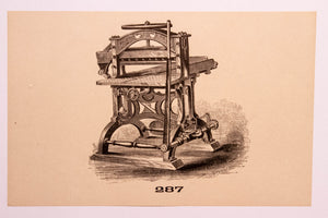 Letterpress and Printing Equipment Original Print | Press 287, Sanborn