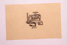 Load image into Gallery viewer, Beautiful Old Letterpress and Printing Equipment Original Drawings | Presses, 277 - TheBoxSF