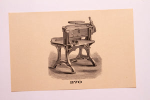 Beautiful Old Letterpress and Printing Equipment Original Drawings | Presses, 270 - TheBoxSF