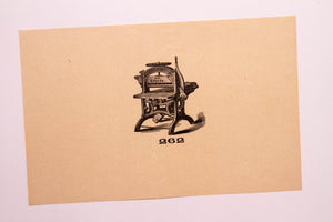Beautiful Old Letterpress and Printing Equipment Original Drawings | Presses, 262 - TheBoxSF