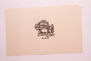 Letterpress and Printing Equipment Original Print | Press 212