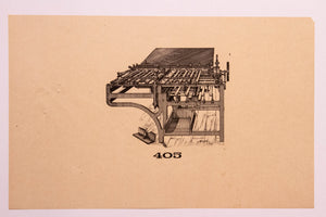 Letterpress and Printing Equipment Original Print | Press 405